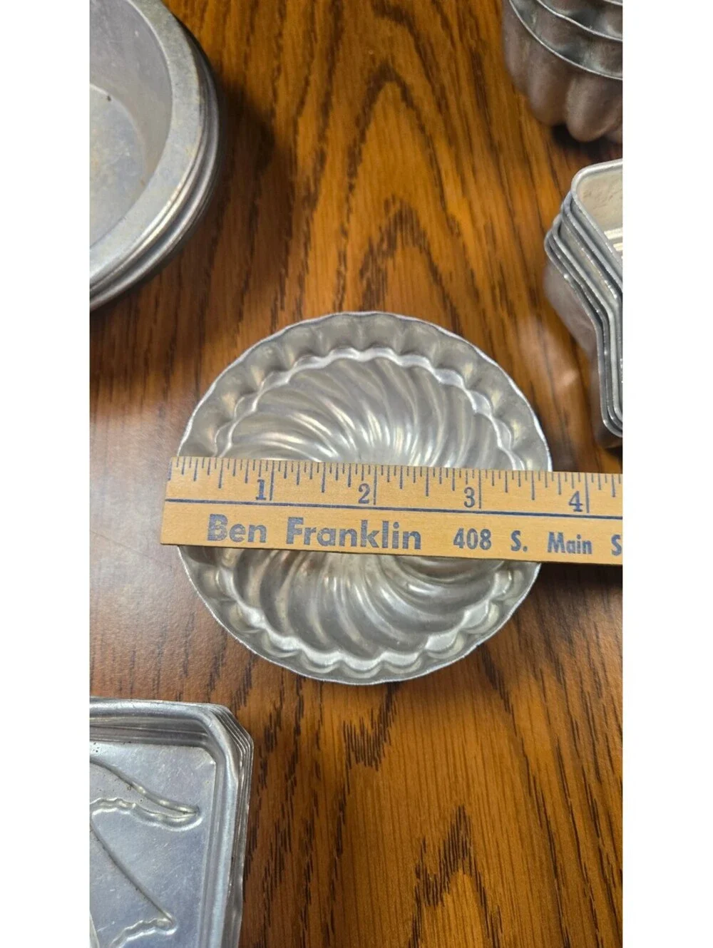 Vintage Aluminum Baking Molds Set - Various Shapes